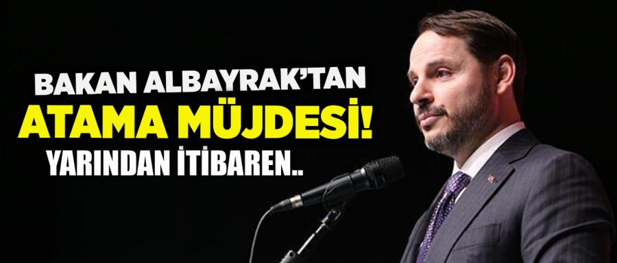 berat albayrak mÜjdelİ haberİ duyurdu