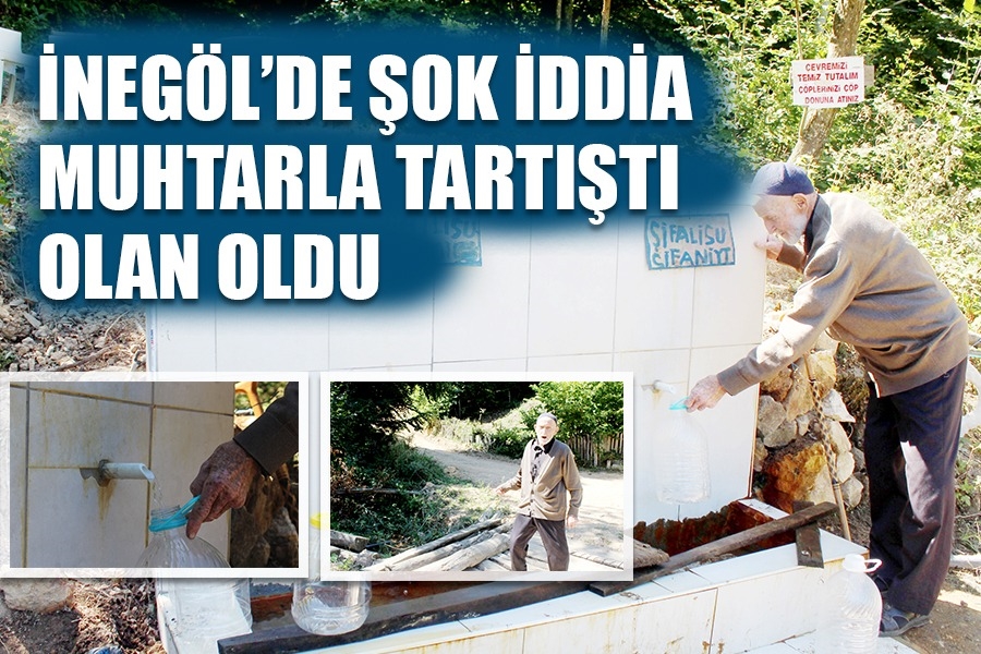 MUHTARLA TARTIŞTI OLAN OLDU!