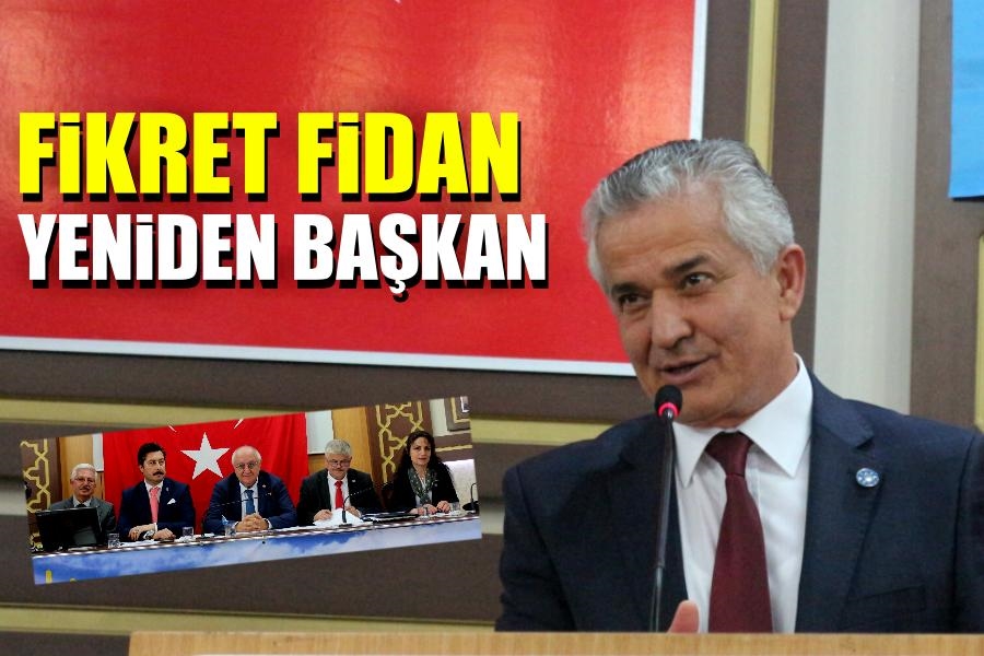 FİKRET FİDAN YENİDEN BAŞKAN 