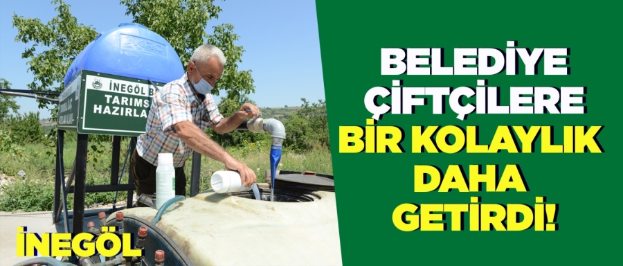 TARIMSAL İLAÇ HAZIRLAMA ALANI DEVREYE GİRDİ