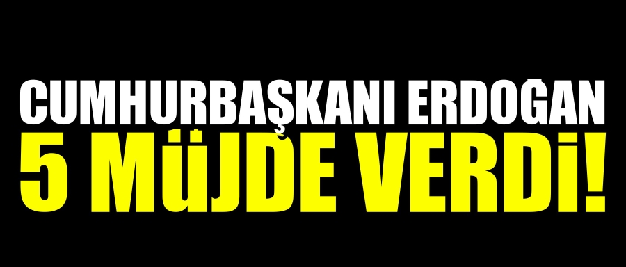 SAĞLIK ÇALIŞANLARINA 5 MÜJDE!