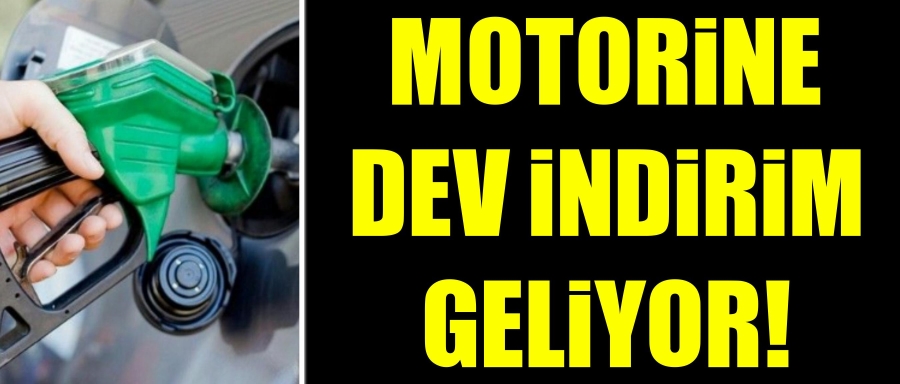 Motorine dev indirim geliyor