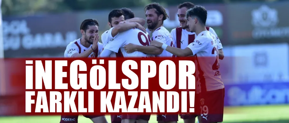 İnegölspor sahasında farklı kazandı!