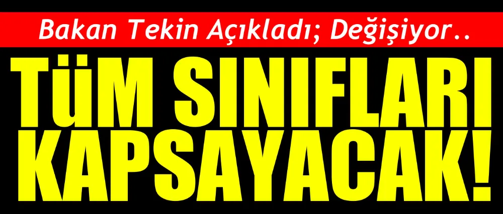 Okullarda müfredat değişiyor!