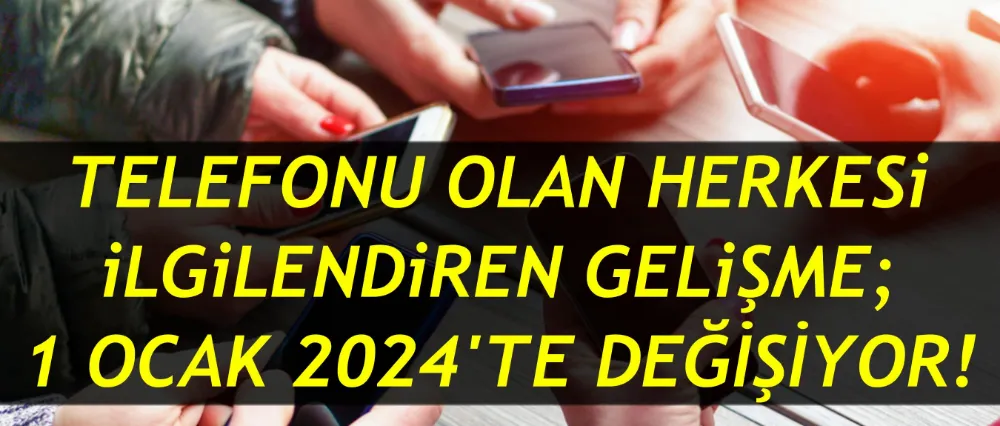 1 OCAK 2024 İTİBARİYLE ZORUNLU OLACAK!