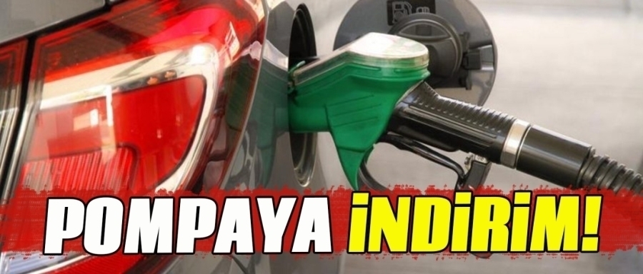 Benzin ve mazota indirim geldi!