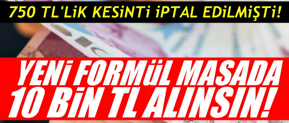 Yeni formül masada!