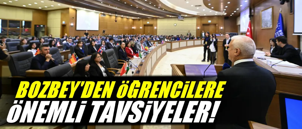 Başkan Bozbey’den öğrencilere önemli tavsiyeler