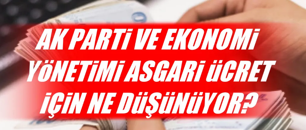 Ekonomi yönetimi asgari ücret için ne düşünüyor?