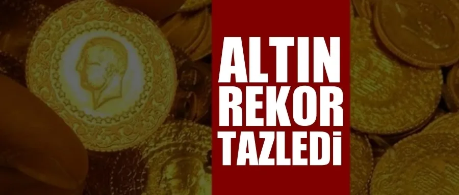 Altın rekor tazeledi!