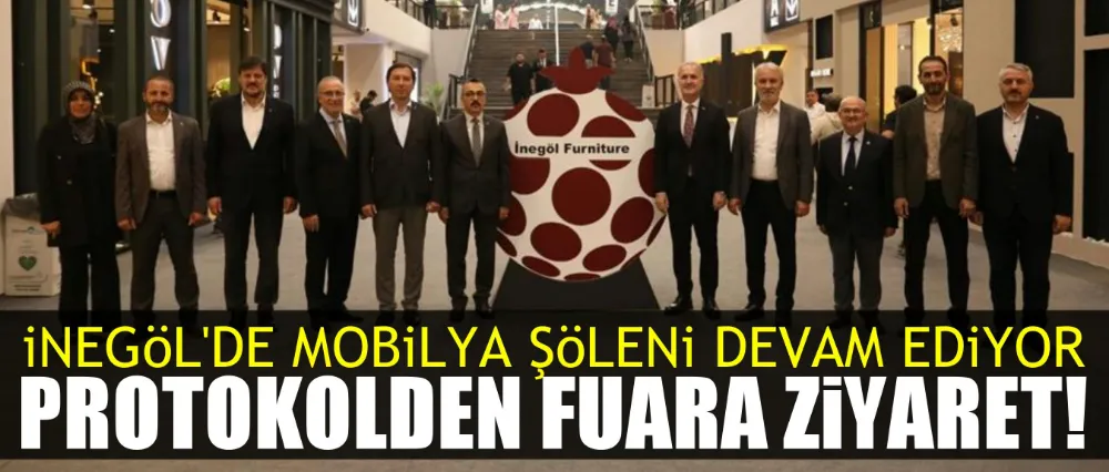 İnegöl protokolünden fuara ziyaret!