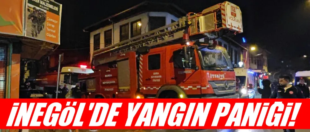 Ahşap binanın çatı katında yangın!