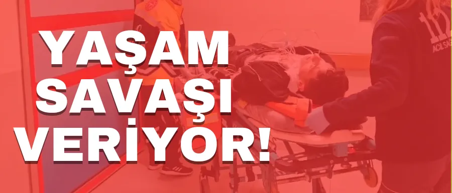 Motosiklet sürücüsü yaşam savaşı veriyor!