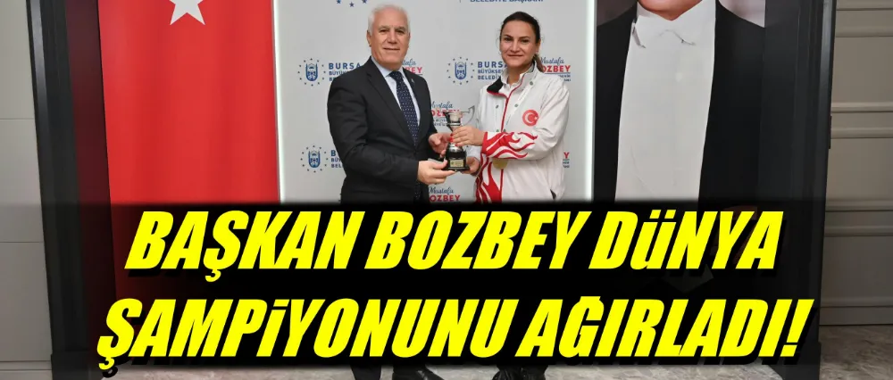 Başkan Bozbey, dünya şampiyonu Dilek Yavaş’ı ağırladı