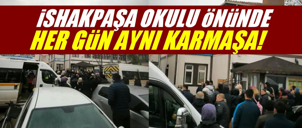 İnegöl İshakpaşa İlkokulu Önünde Yoğunluk Sorunu