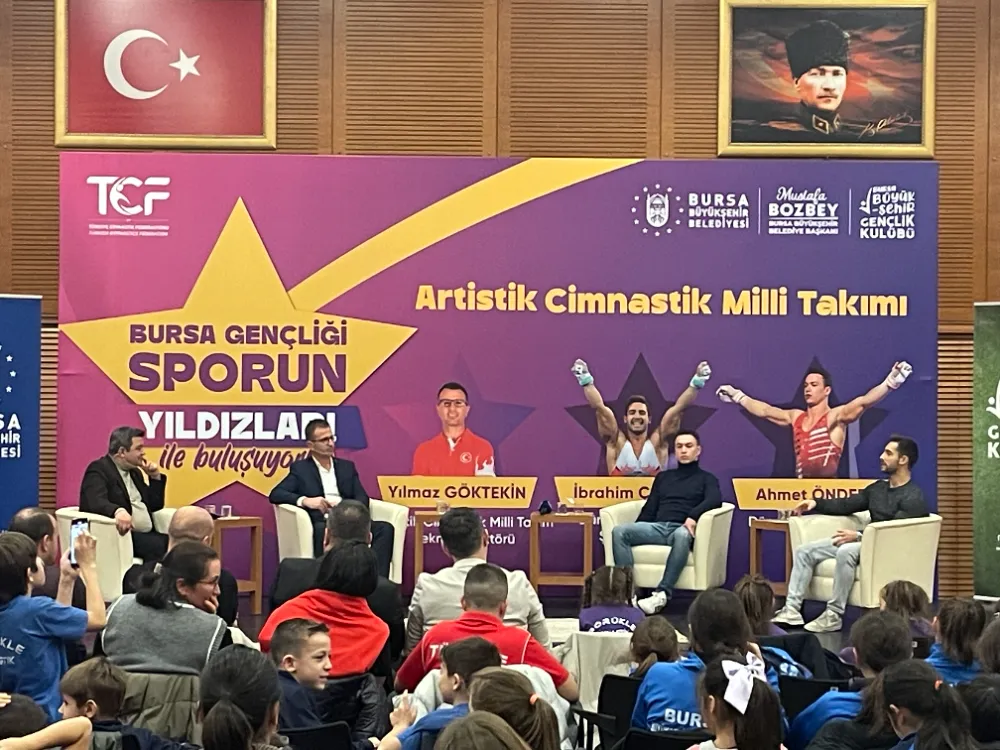 Cimnastik Milli Takımı, Bursalı gençlerle buluştu
