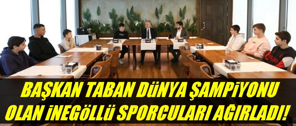 Başkan Taban Paten Futbolu Dünya Şampiyonlarını Ağırladı