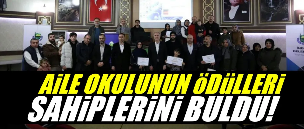 Aile Okulunun Ödülleri Sahiplerini Buldu