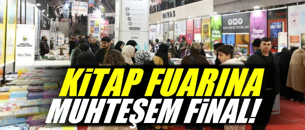 Kitap Fuarına Muhteşem Final