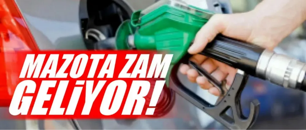 Mazota zam geliyor!