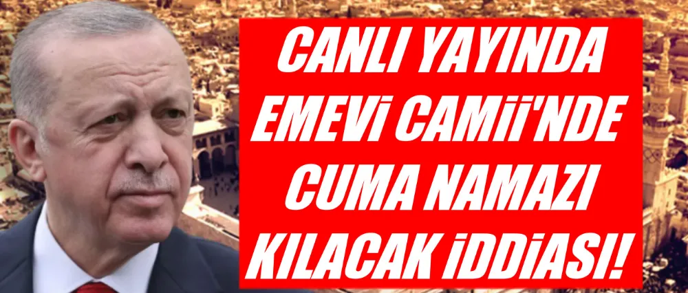 Fatih Portakal; Cumhurbaşkanı Erdoğan Emevi Camii