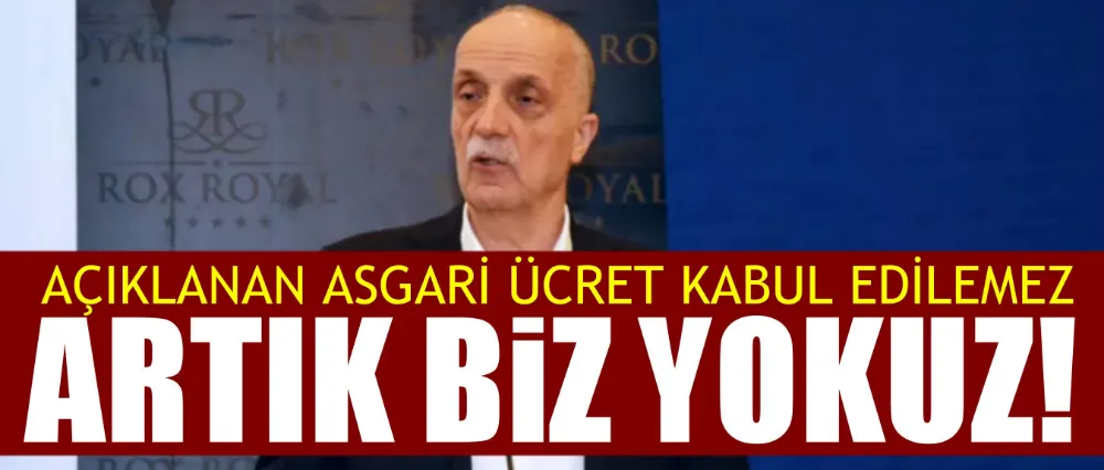 Ergün Atalay; Biz Artık Yokuz!