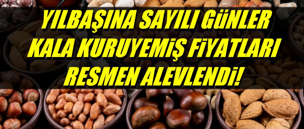 Kuruyemiş fiyatları alevlendi!