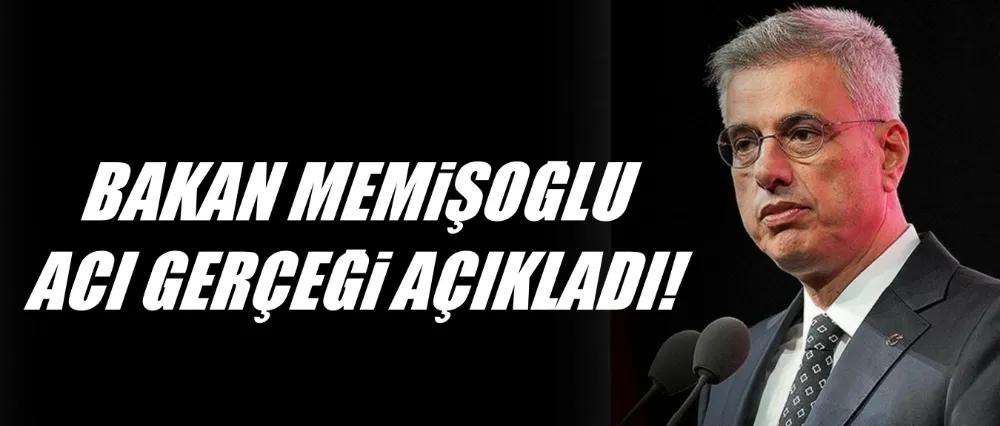 Bakan Memişoğlu oranlarla dikkat çekti!