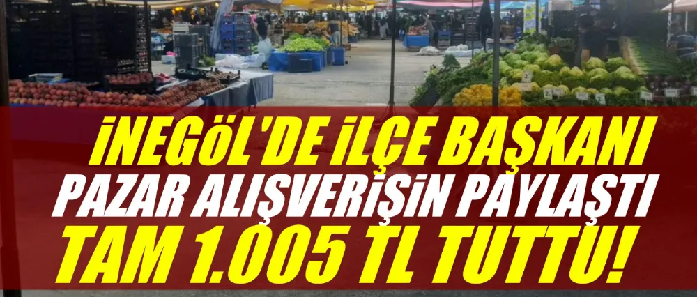 Zemci Şahin pazar alışverişini paylaşıp ekonomik duruma dikkat çekti..