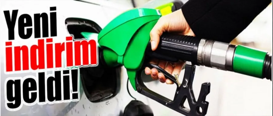 Benzine indirim geldi!