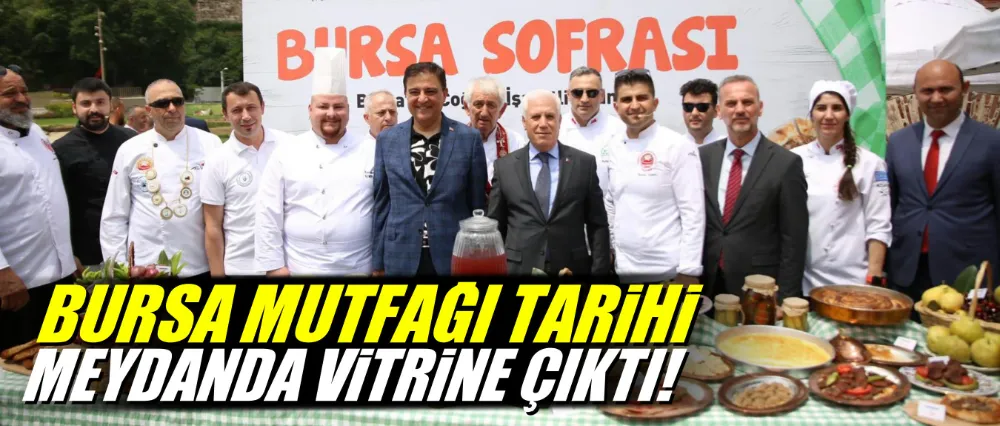 Bursa mutfağı, tarihi meydanda vitrine çıktı
