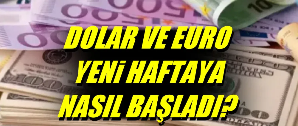 Dolar ve Euro yeni haftaya nasıl başladı?