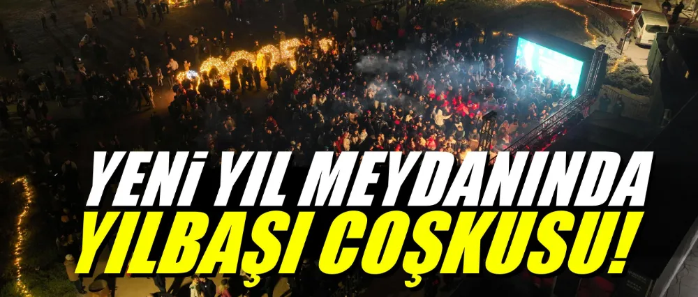 Bursa Yeni Yıl Meydanı’nda yılbaşı coşkusu