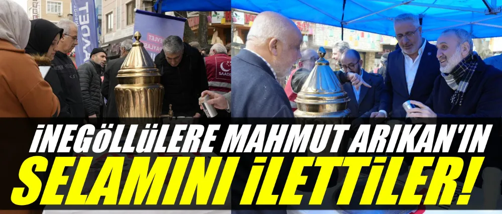 İnegöllülere Mahmut Arıkan