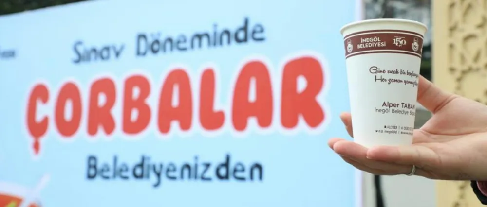 Öğrencilere Sabah Çorbası İnegöl Belediyesi’nden