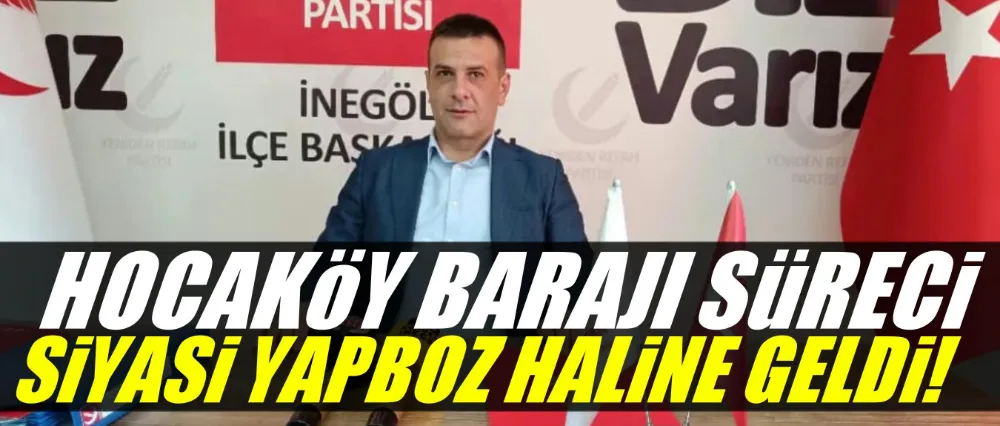 Ercan Emre; Hocaköy Barajı süreci siyasi yapboz haline geldi!