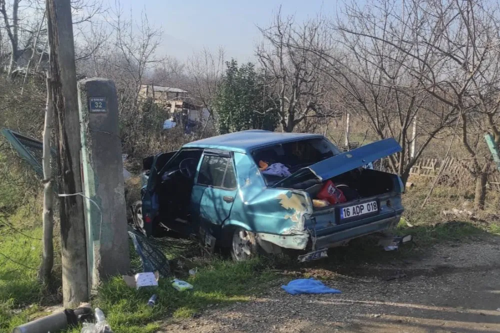 İsaören yolu üzerinde kaza; 1 yaralı!