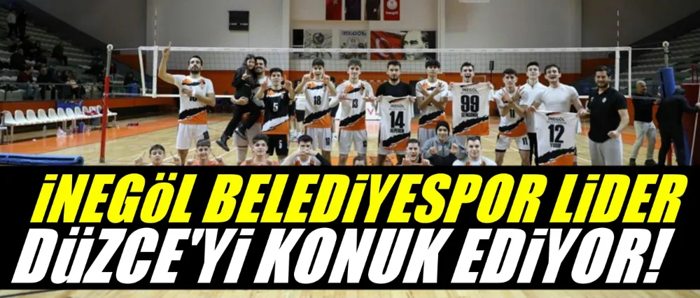 İnegöl Belediyespor Lider Düzceyi Konuk Ediyor