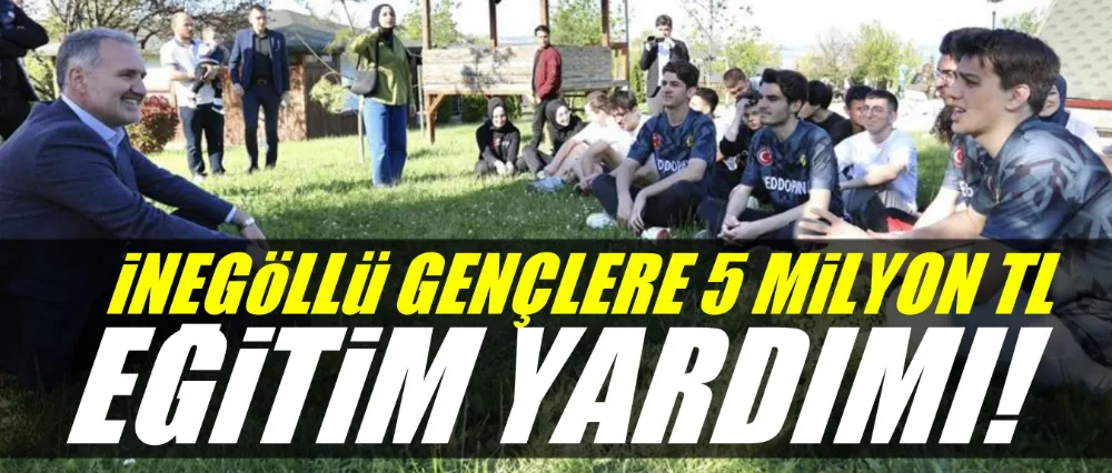 İnegöllü Gençlere 5 Milyon Tl Eğitim Yardımı