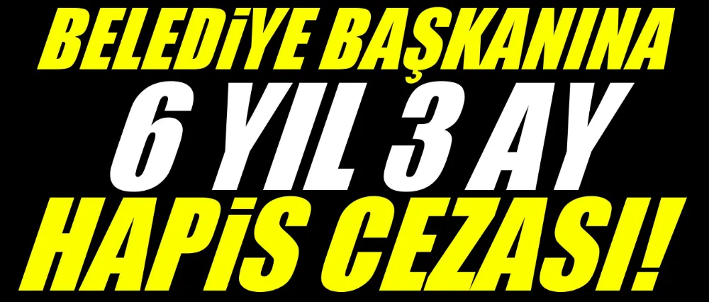 Siirt Belediye Başkanına 6 yıl 3 ay hapis