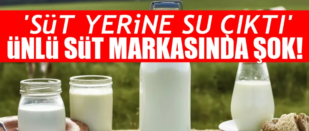 Bakanlık bir süt markasını daha ifşa etti... O süt toplatılıyor