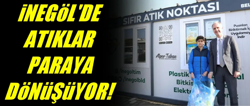 İnegöl’de 2 Yeni Sıfır Atık Noktası Hizmete Girdi