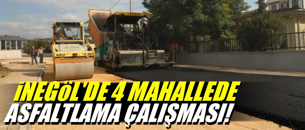 5 Sokakta Asfalt Kaplama Çalışması Yapılıyor