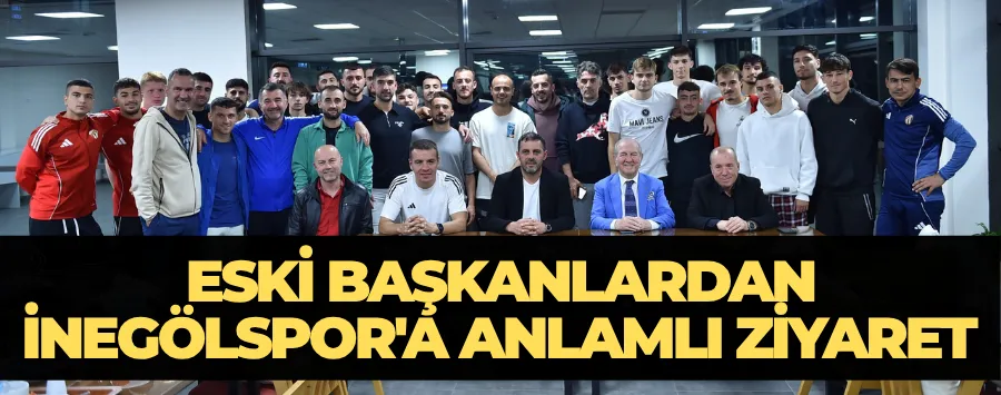 Eski başkanlardan inegölspor