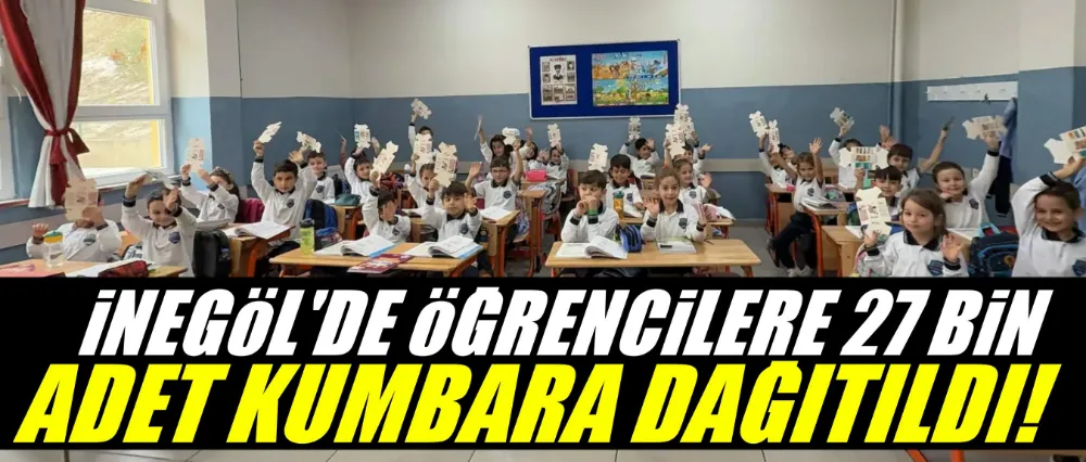 Kitap Fuarının Habercisi Kumbaralar Öğrencilere Dağıtıldı