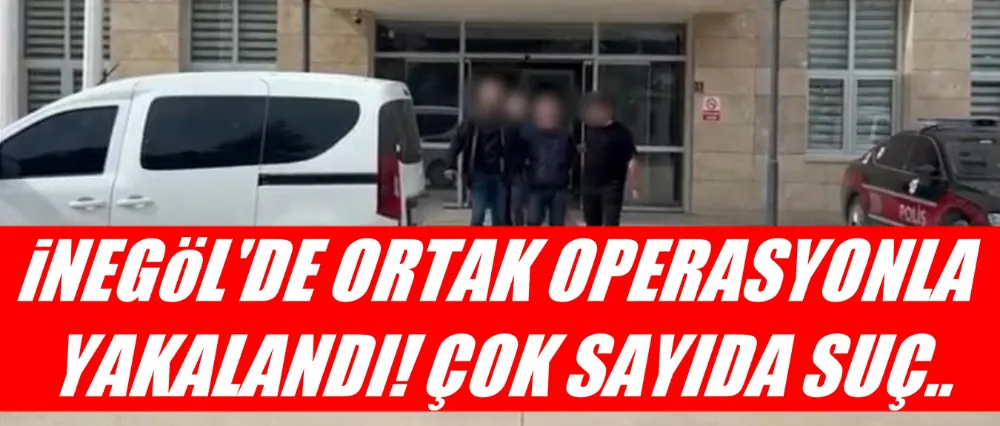 Çok sayıda suçtan aranan firari, İnegöl