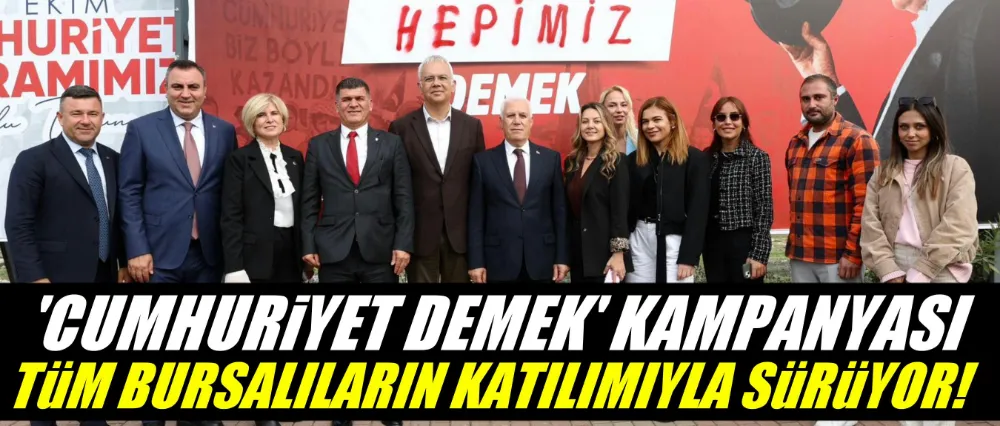 “Cumhuriyet demek, hepimiz demek”