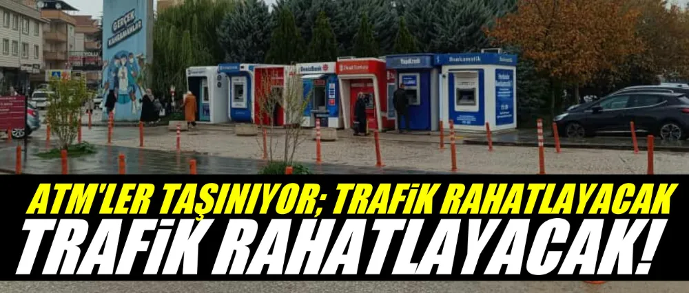 İnegöl Devlet Hastanesi Önündeki ATM’ler Taşınıyor: Trafik Rahatlayacak