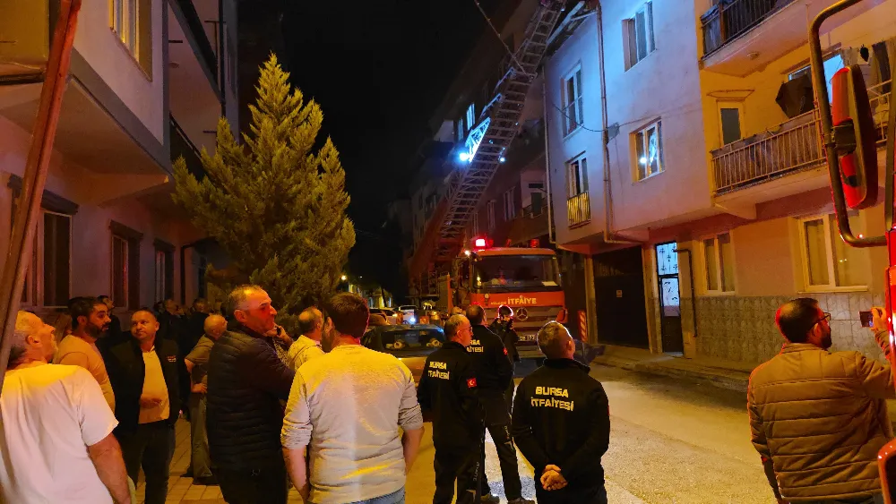 Balkonda yangın paniği!