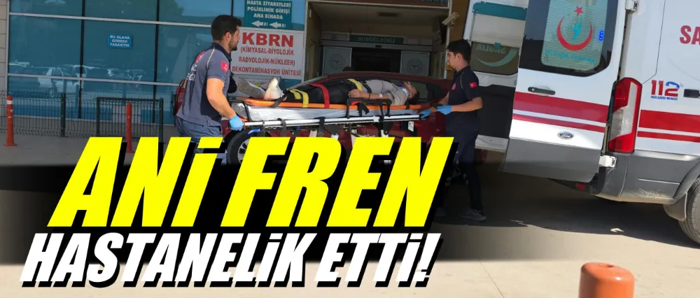 Motosiklet sürücüsü ölümden döndü!